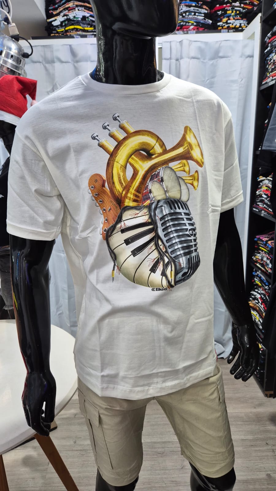 REMERA-CORAZÓN MUSICAL